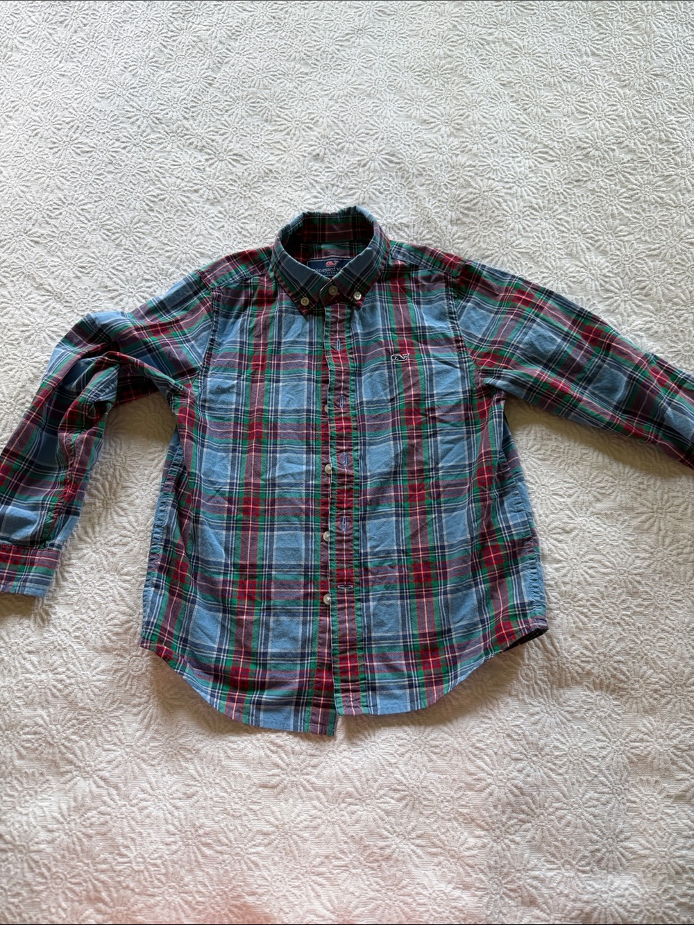 Vineyard Vines boys  Button-Down Shirt - Blue & Red